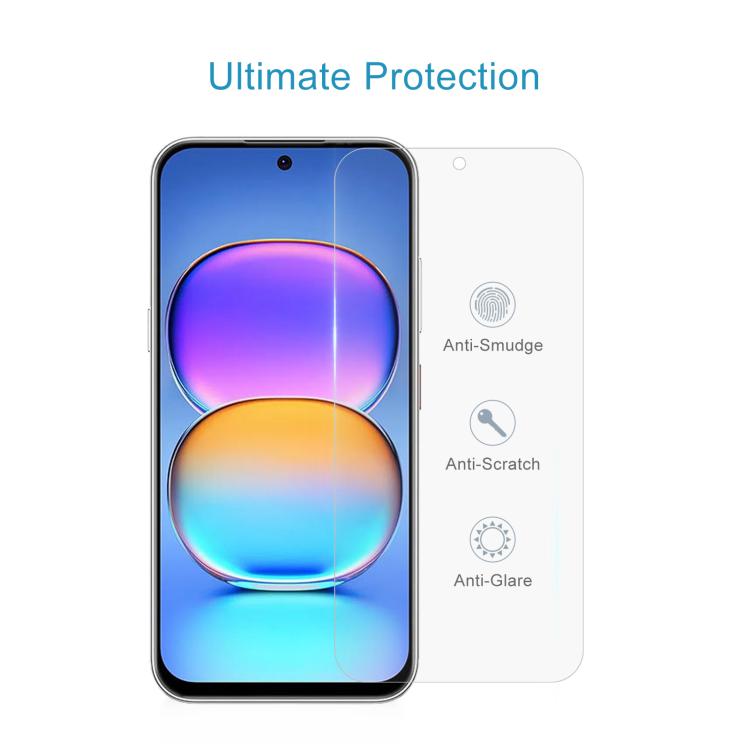 For ZTE Blade V80 Pro 50pcs 0.26mm 9H 2.5D Tempered Glass Film