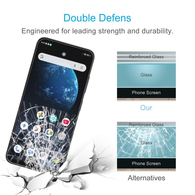 For ZTE nubia P9 Pro 5G 50pcs 0.26mm 9H 2.5D Tempered Glass Film