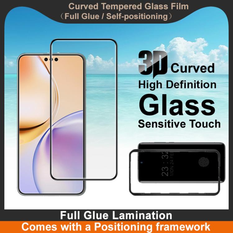 For Huawei Mate 70 Pro imak 3D Curved Tempered Glass Film, Full Glue Positioning Version