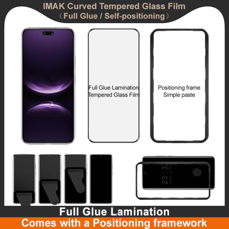 For Huawei nova 14 Ultra imak 3D Curved Tempered Glass Film, Full Glue Positioning Version