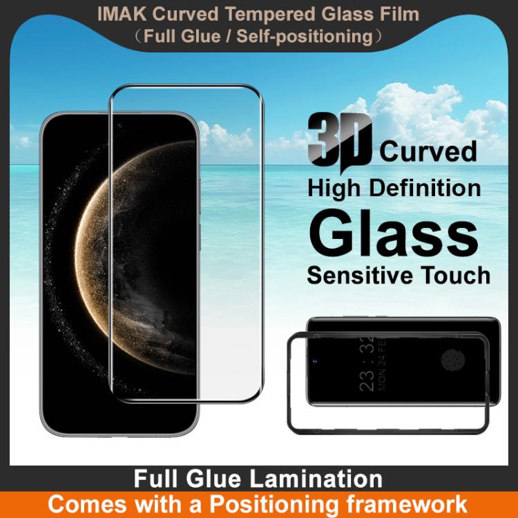 For Huawei Mate 70 Air 5G imak 3D Curved Tempered Glass Film, Full Glue Positioning Version