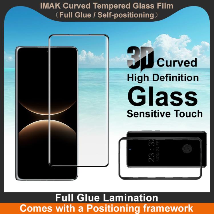 For Huawei Mate X7 imak 3D Curved Tempered Glass Film, Full Glue Positioning Version