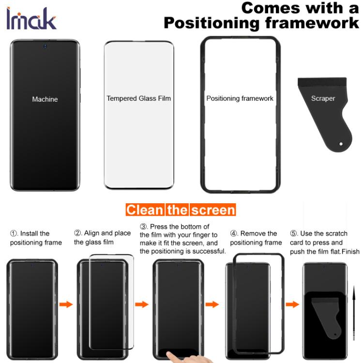 For Huawei Mate X7 imak 3D Curved Tempered Glass Film, Full Glue Positioning Version