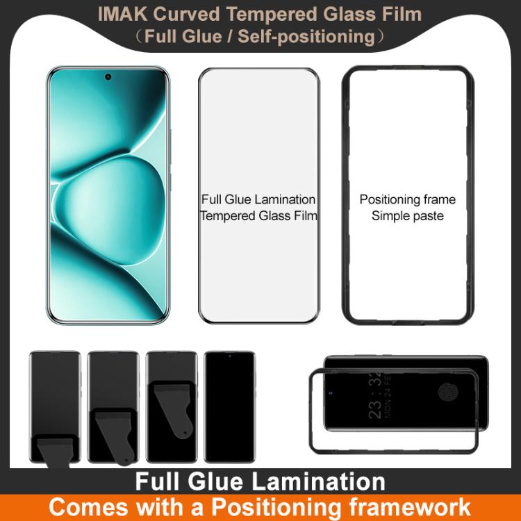 For Redmi Note 15 Pro+ 5G imak 3D Curved Tempered Glass Film, Full Glue Positioning Version