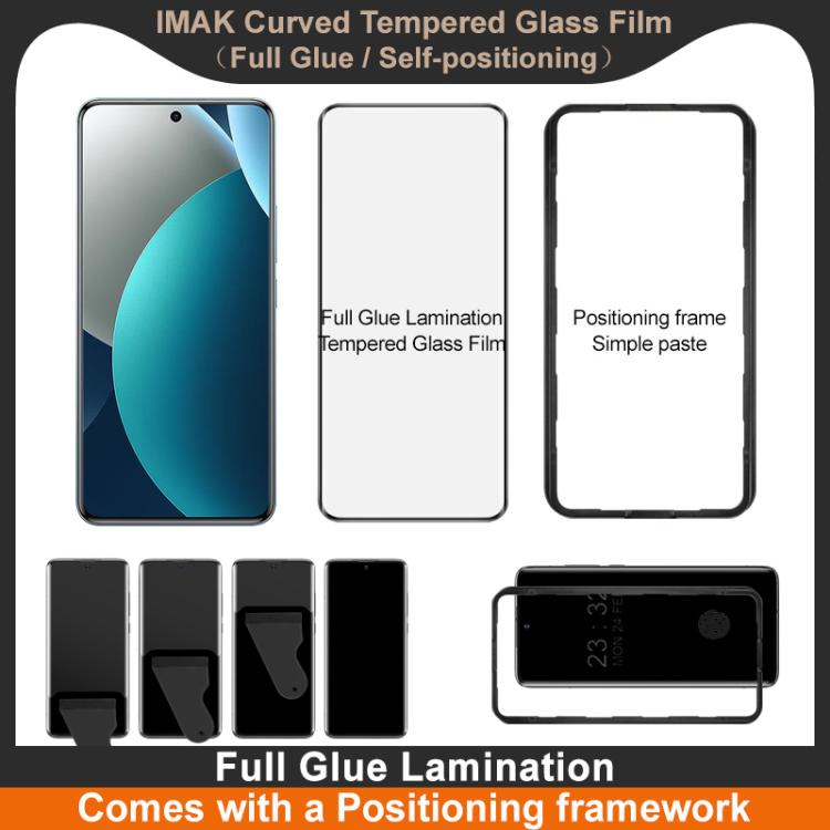 For Redmi Note 15 Pro 4G Global imak 3D Curved Tempered Glass Film, Full Glue Positioning Version