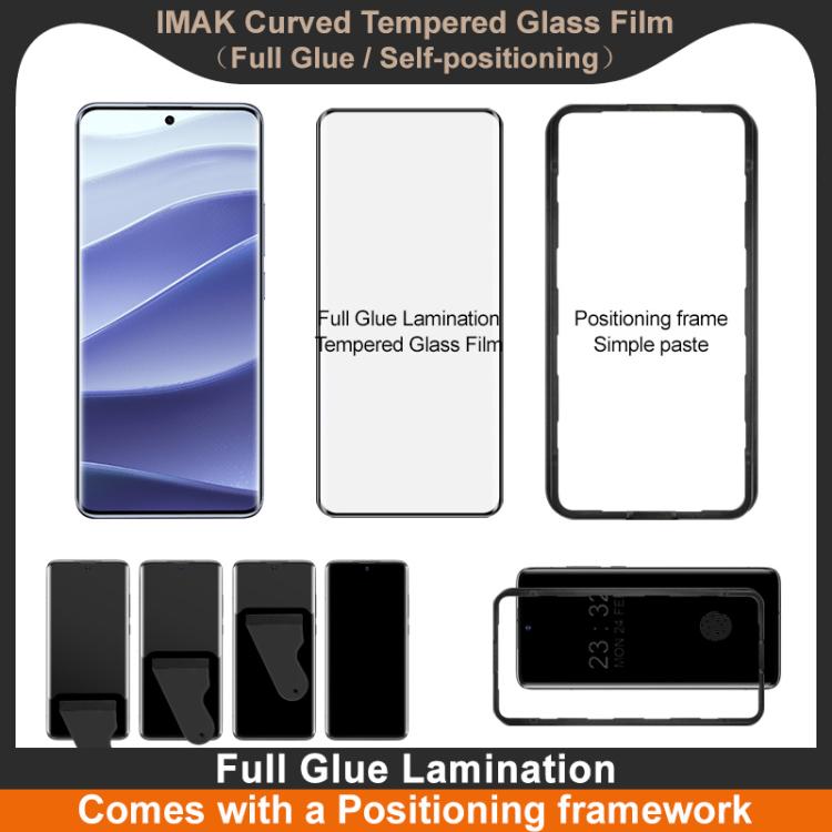 For Xiaomi Poco X7 imak 3D Curved Tempered Glass Film, Full Glue Positioning Version