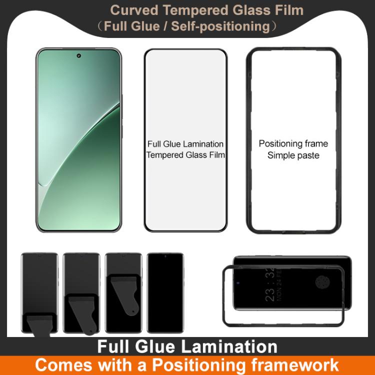 For Xiaomi 15 Pro imak 3D Curved Tempered Glass Film, Full Glue Positioning Version