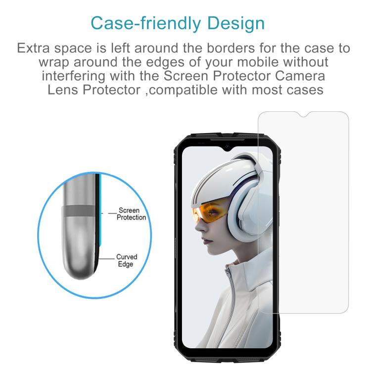 For DOOGEE V Max Plus 0.26mm 9H 2.5D Tempered Glass Film