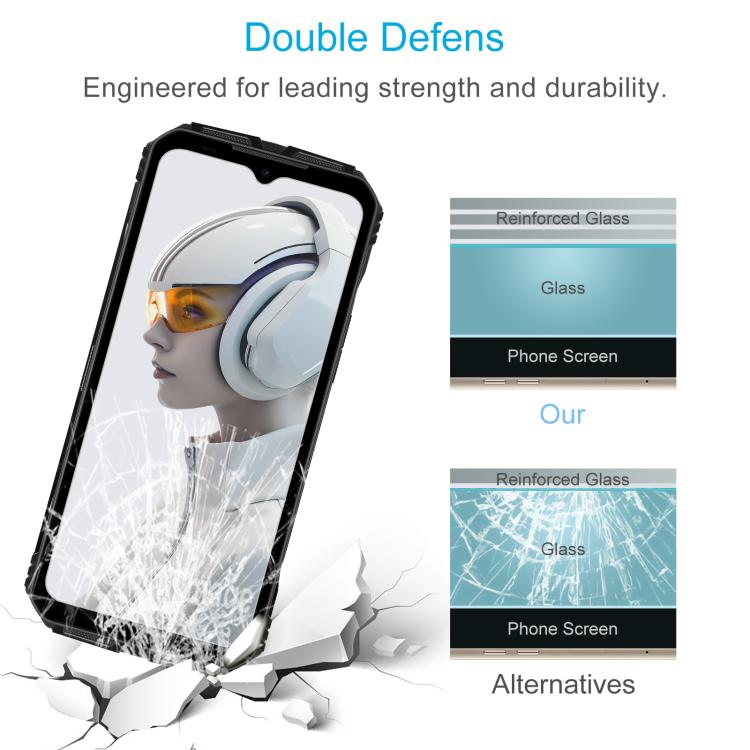 For DOOGEE V Max Plus 0.26mm 9H 2.5D Tempered Glass Film