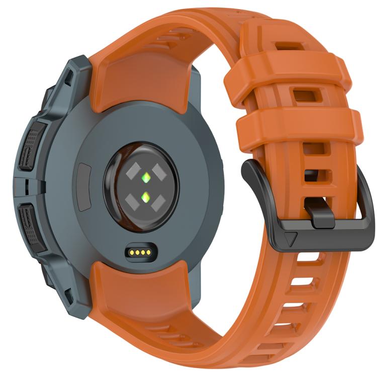 For Garmin Instinct 3 AMOLED / Solar 45mm Silicone Breathable Watch Band Wristband