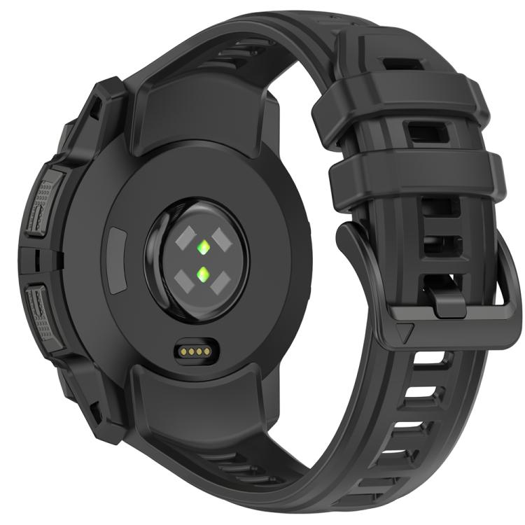 For Garmin Instinct 3 AMOLED / Solar 45mm Silicone Breathable Watch Band Wristband