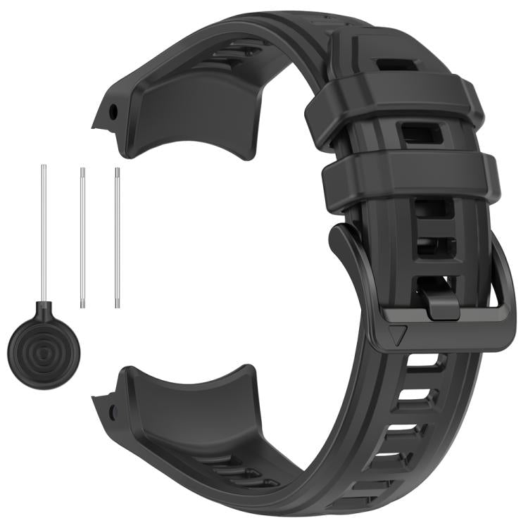 For Garmin Instinct 3 AMOLED / Solar 45mm Silicone Breathable Watch Band Wristband