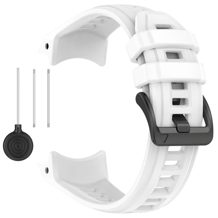 For Garmin Instinct 3 AMOLED / Solar 45mm Silicone Breathable Watch Band Wristband