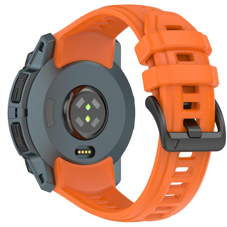 For Garmin Instinct 3 AMOLED / Solar 45mm Silicone Breathable Watch Band Wristband