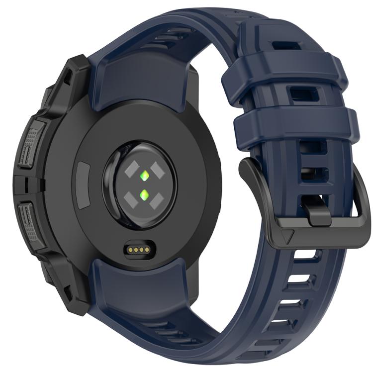 For Garmin Instinct 3 AMOLED / Solar 45mm Silicone Breathable Watch Band Wristband