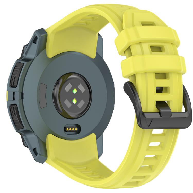 For Garmin Instinct 3 AMOLED / Solar 45mm Silicone Breathable Watch Band Wristband