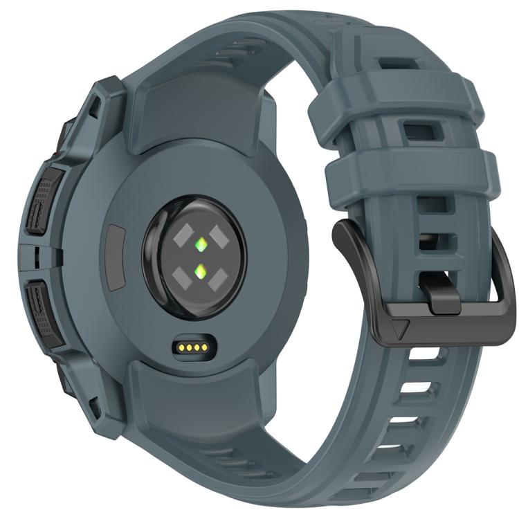 For Garmin Instinct 3 AMOLED / Solar 45mm Silicone Breathable Watch Band Wristband