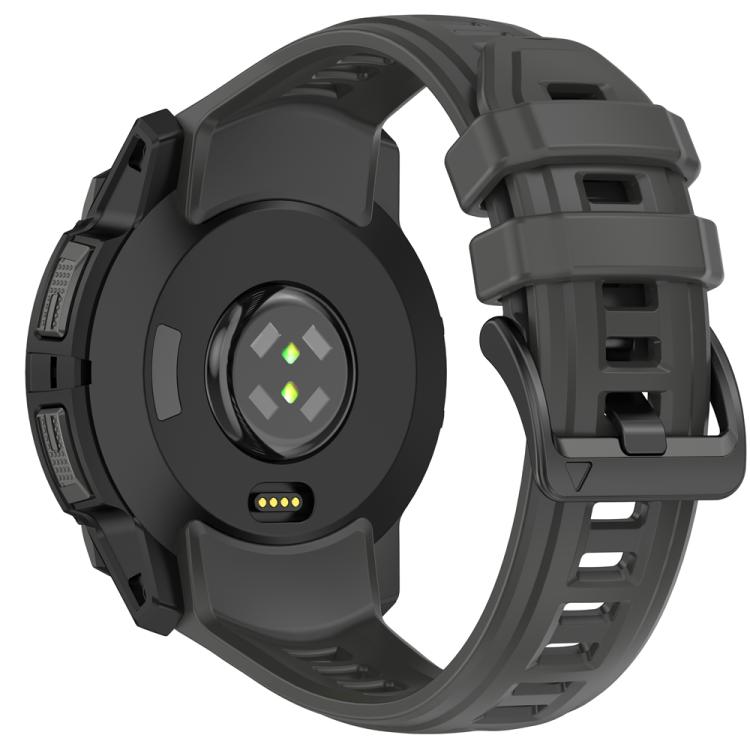 For Garmin Instinct 3 AMOLED / Solar 45mm Silicone Breathable Watch Band Wristband