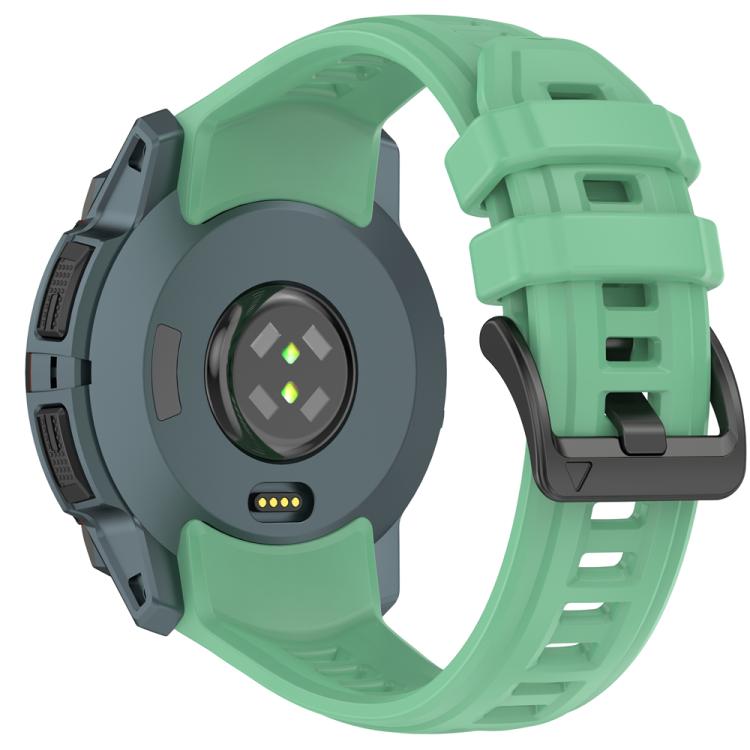 For Garmin Instinct 3 AMOLED / Solar 45mm Silicone Breathable Watch Band Wristband
