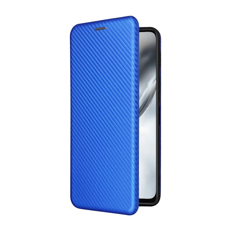 For ZTE nubia S2 A502ZT Carbon Fiber Texture Flip Leather Phone Case