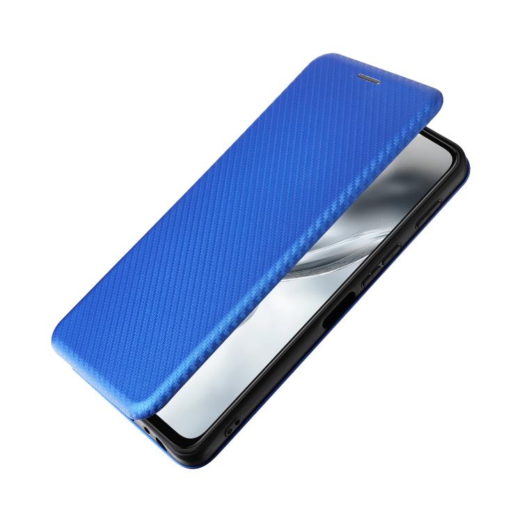 For ZTE nubia S2 A502ZT Carbon Fiber Texture Flip Leather Phone Case