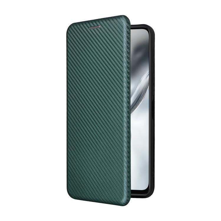 For ZTE nubia S2 A502ZT Carbon Fiber Texture Flip Leather Phone Case