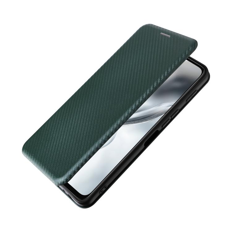 For ZTE nubia S2 A502ZT Carbon Fiber Texture Flip Leather Phone Case