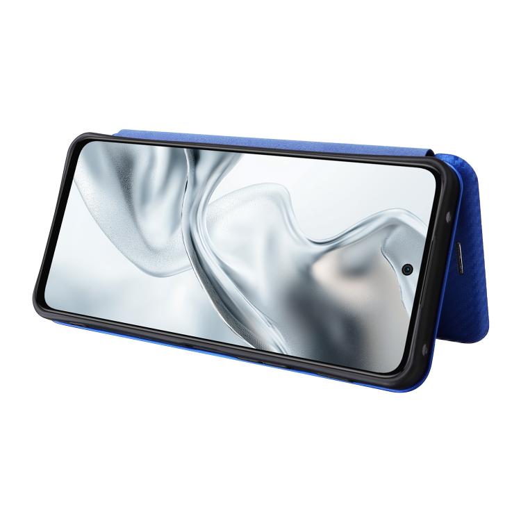 For ZTE nubia S2e / S2R / S2 Lite Carbon Fiber Texture Flip Leather Phone Case