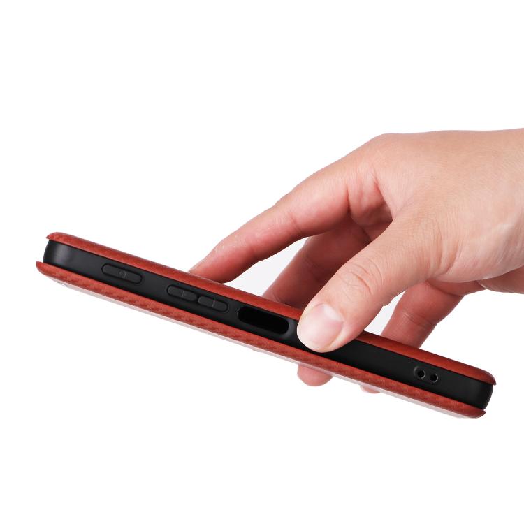 For ZTE nubia S2e / S2R / S2 Lite Carbon Fiber Texture Flip Leather Phone Case