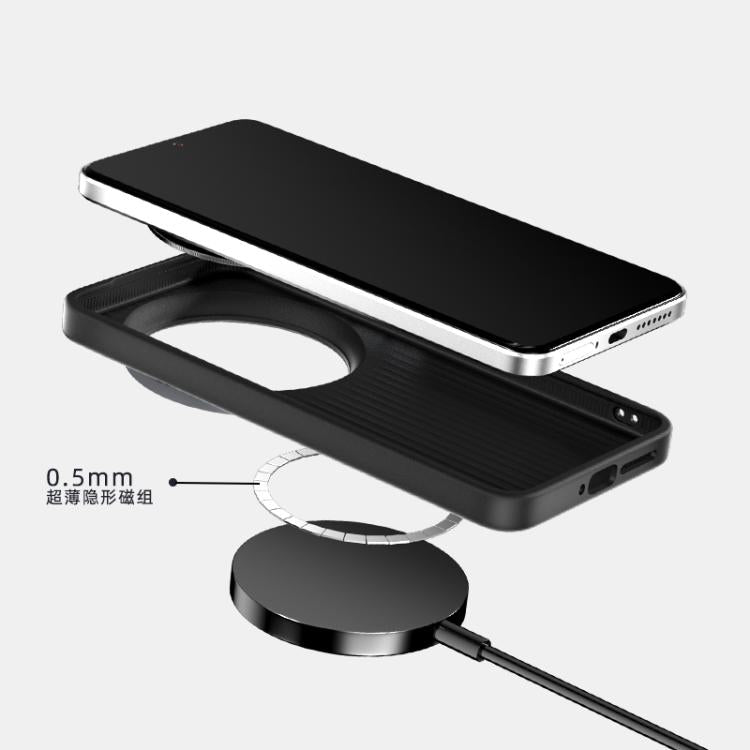 For Xiaomi 15 Ultra ABEEL Beast Pattern 6D Micro-Embossed MagSafe Genuine Leather Phone Case