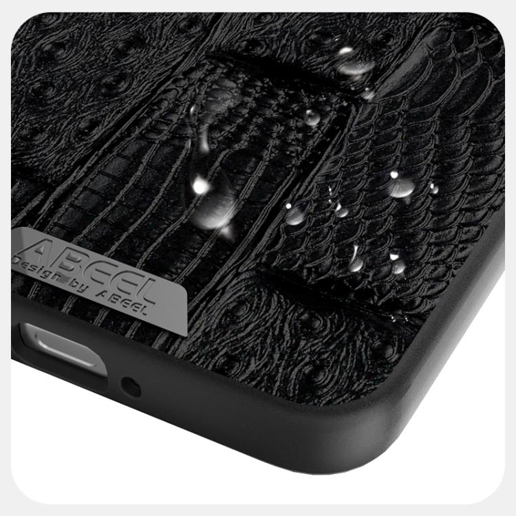 For Xiaomi 15 ABEEL Beast Pattern 6D Micro-Embossed MagSafe Genuine Leather Phone Case