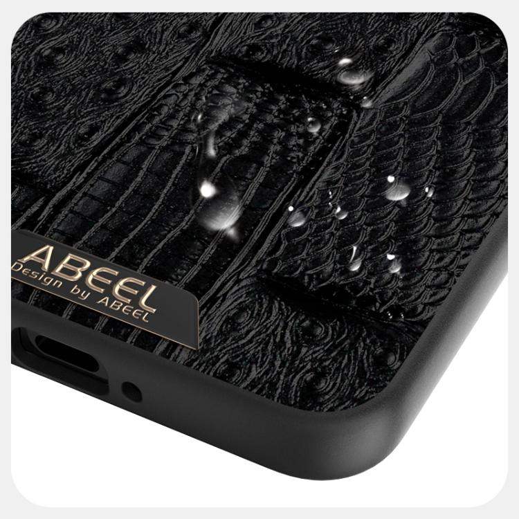 For Xiaomi 15S Pro ABEEL Beast Pattern 6D Micro-Embossed MagSafe Genuine Leather Phone Case