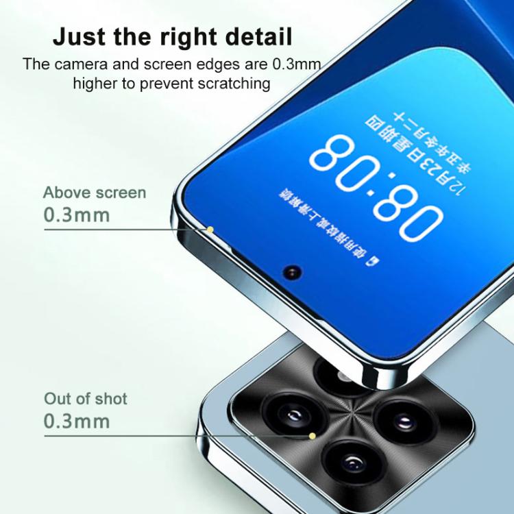 For Redmi K80 AG Frosted Electroplating Acrylic Phone Case