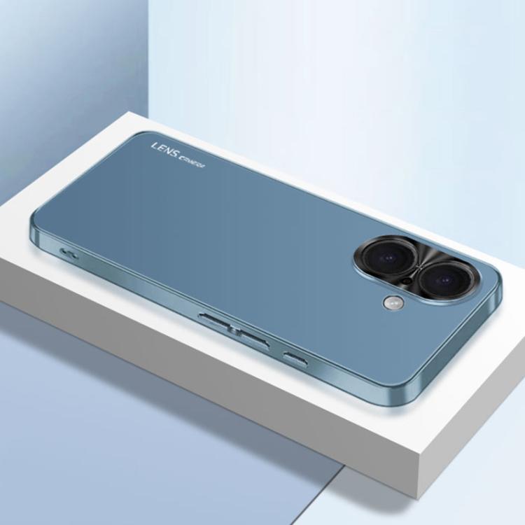 For iPhone 16 AG Frosted Electroplating Acrylic Phone Case