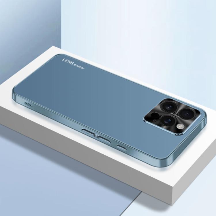 For iPhone 16 Pro AG Frosted Electroplating Acrylic Phone Case