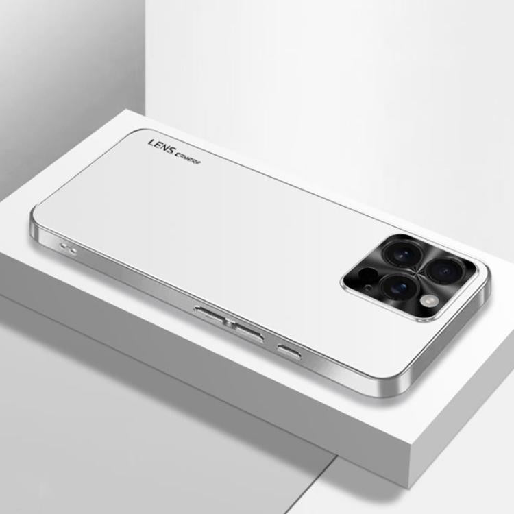 For iPhone 16 Pro Max AG Frosted Electroplating Acrylic Phone Case
