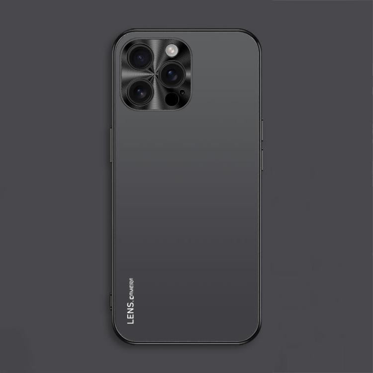 For iPhone 15 Pro Max AG Frosted Electroplating Acrylic Phone Case