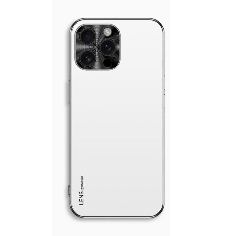 For iPhone 15 Pro AG Frosted Electroplating Acrylic Phone Case