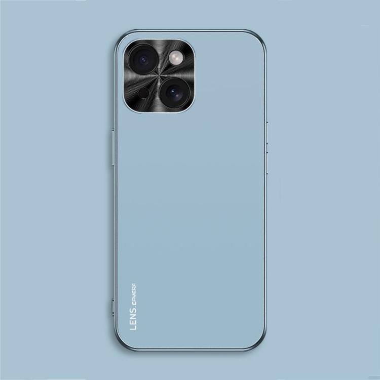 For iPhone 15 AG Frosted Electroplating Acrylic Phone Case