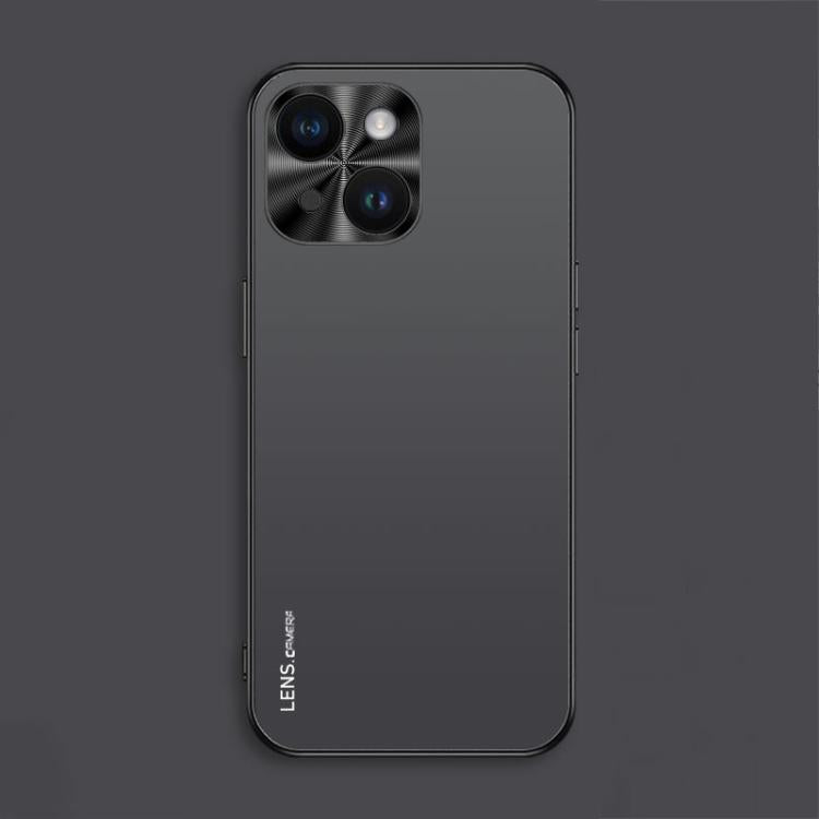 For iPhone 14 AG Frosted Electroplating Acrylic Phone Case