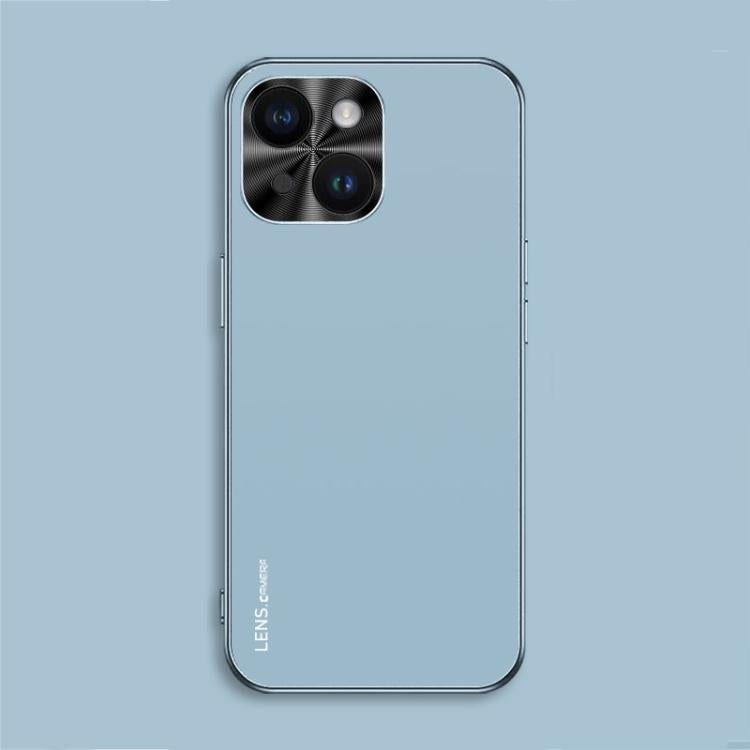 For iPhone 14 AG Frosted Electroplating Acrylic Phone Case