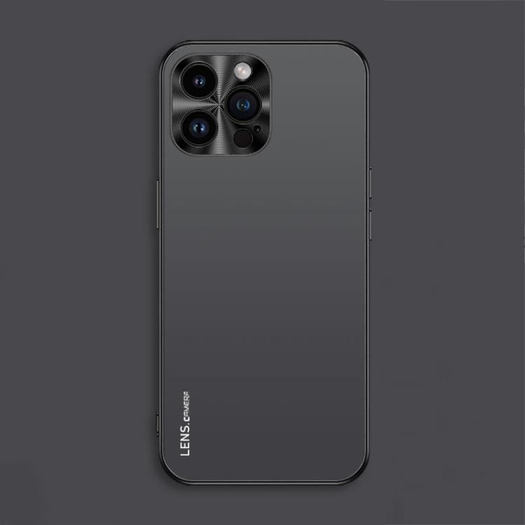 For iPhone 13 Pro Max AG Frosted Electroplating Acrylic Phone Case