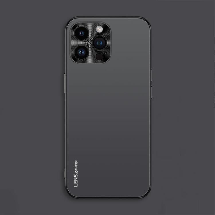 For iPhone 13 Pro AG Frosted Electroplating Acrylic Phone Case