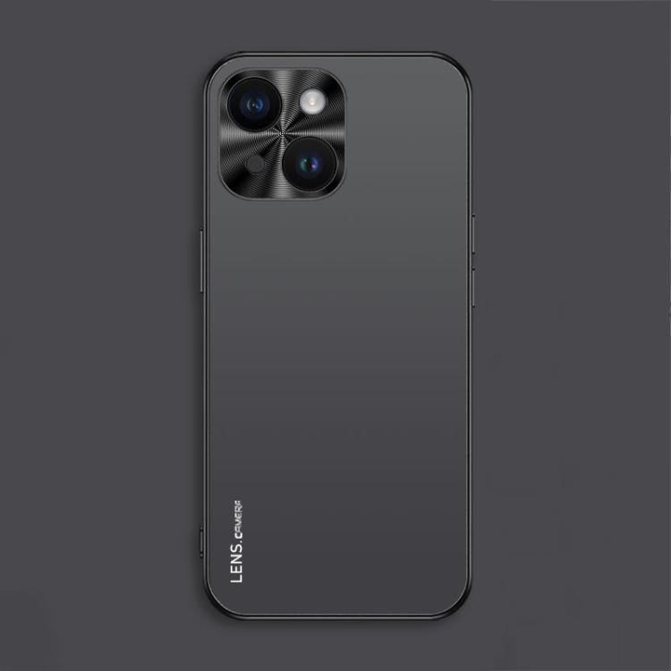 For iPhone 13 AG Frosted Electroplating Acrylic Phone Case