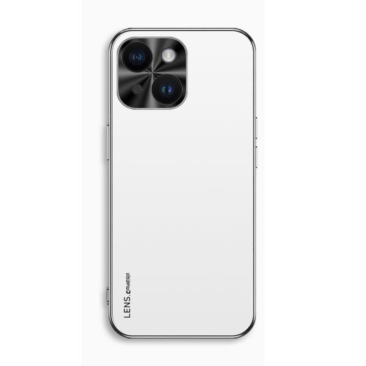 For iPhone 13 AG Frosted Electroplating Acrylic Phone Case