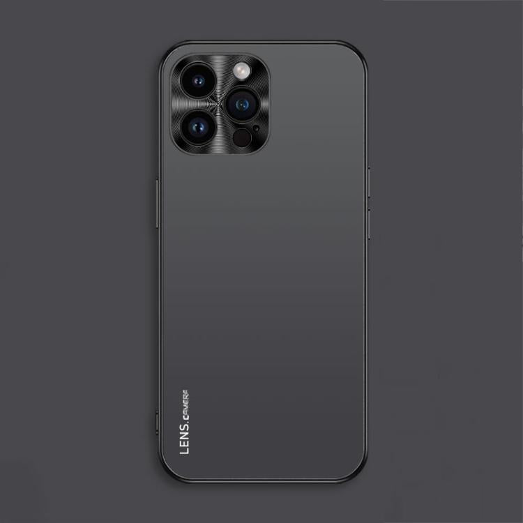 For iPhone 12 Pro Max AG Frosted Electroplating Acrylic Phone Case