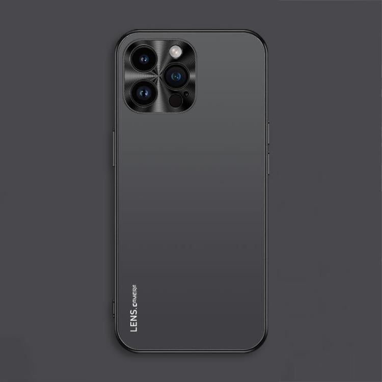 For iPhone 12 Pro AG Frosted Electroplating Acrylic Phone Case
