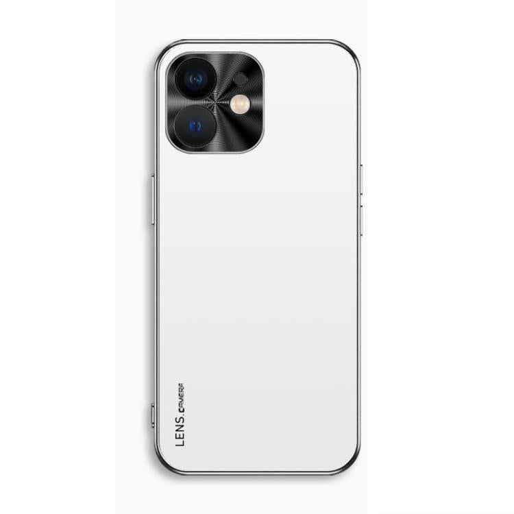 For iPhone 12 AG Frosted Electroplating Acrylic Phone Case