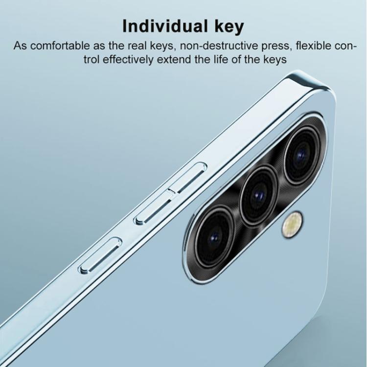 For Samsung Galaxy S25+ 5G AG Frosted Electroplating Acrylic Phone Case