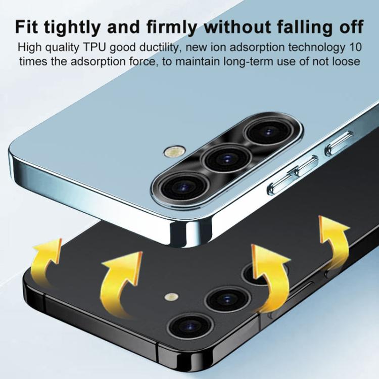 For Samsung Galaxy S25+ 5G AG Frosted Electroplating Acrylic Phone Case